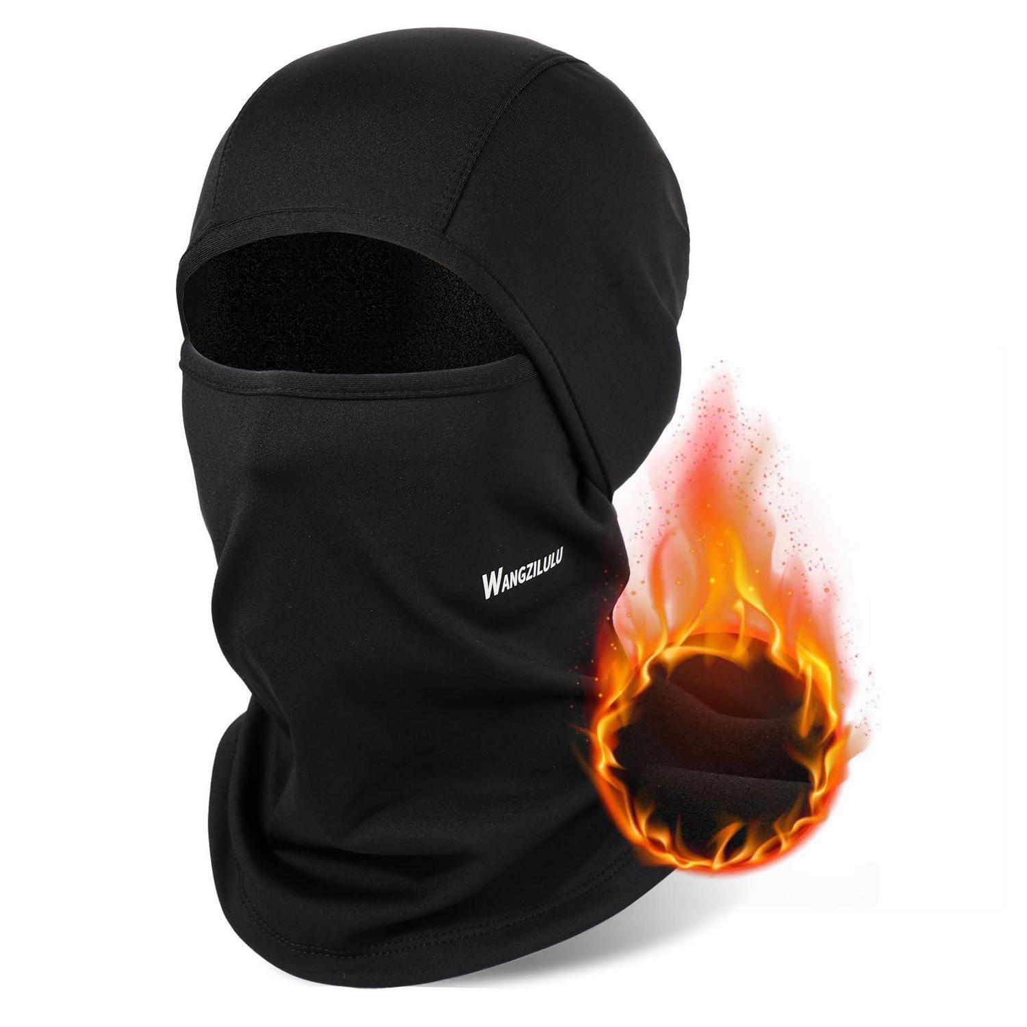 Sturmhaube Winter Herren Damen, Fleece Gefüttert, Winddicht, Atmungsaktiv, Für Rad, Motorrad, Snowboard