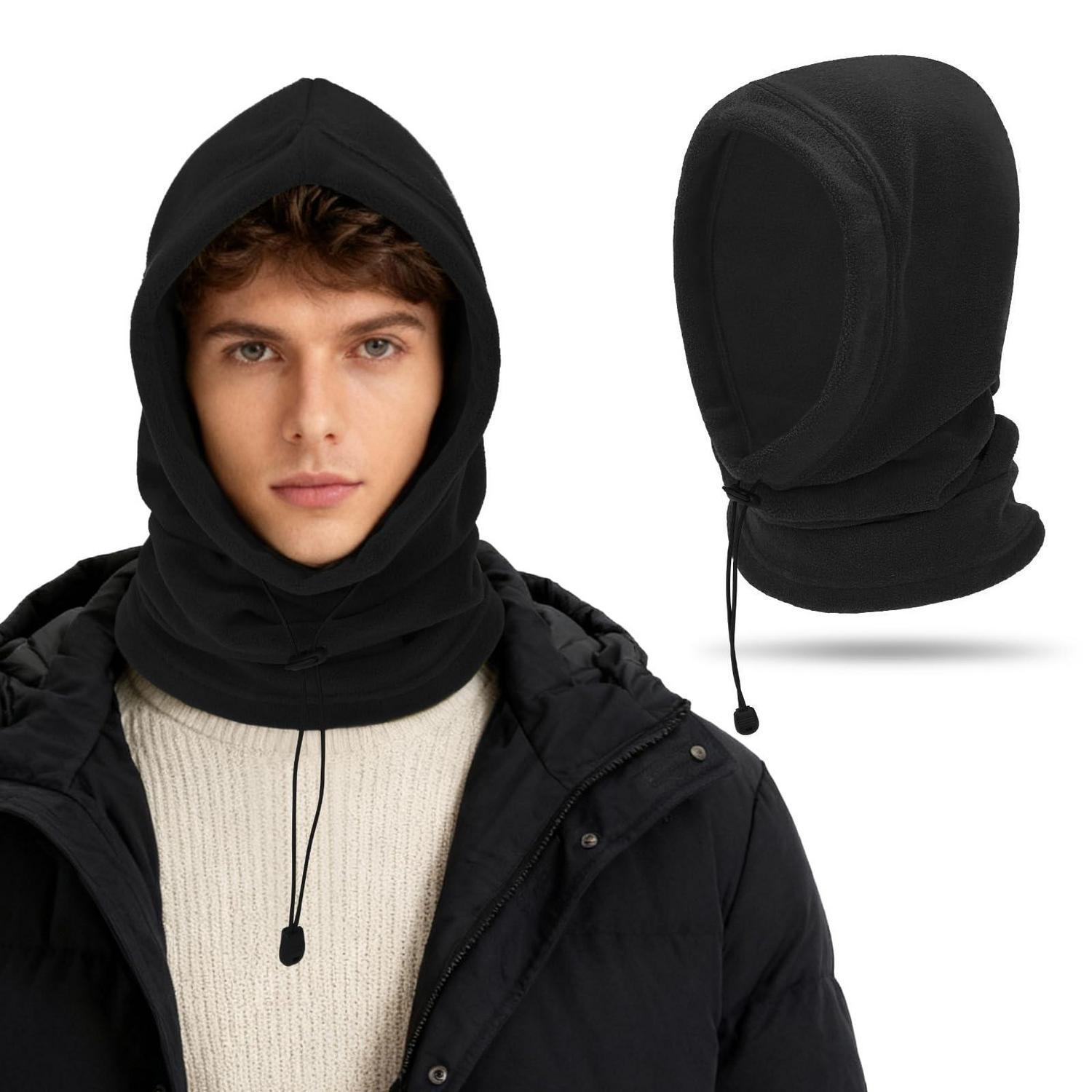 Fleece Sturmhaube Mit Halswärmer, Winddicht, Für Herren & Damen