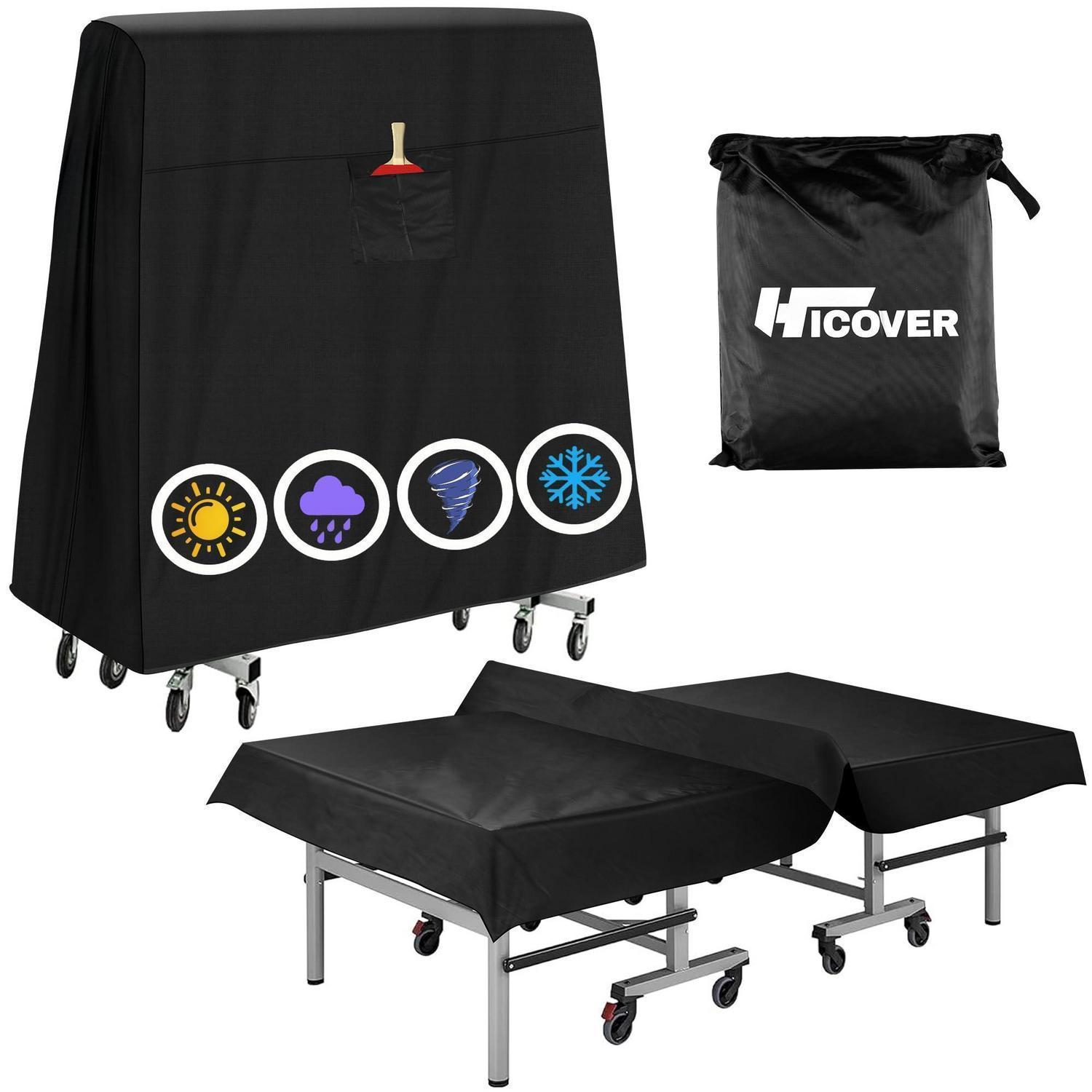 Tischtennisplatten Abdeckung Wasserdicht 600d Oxford Mit Aufbewahrungstasche