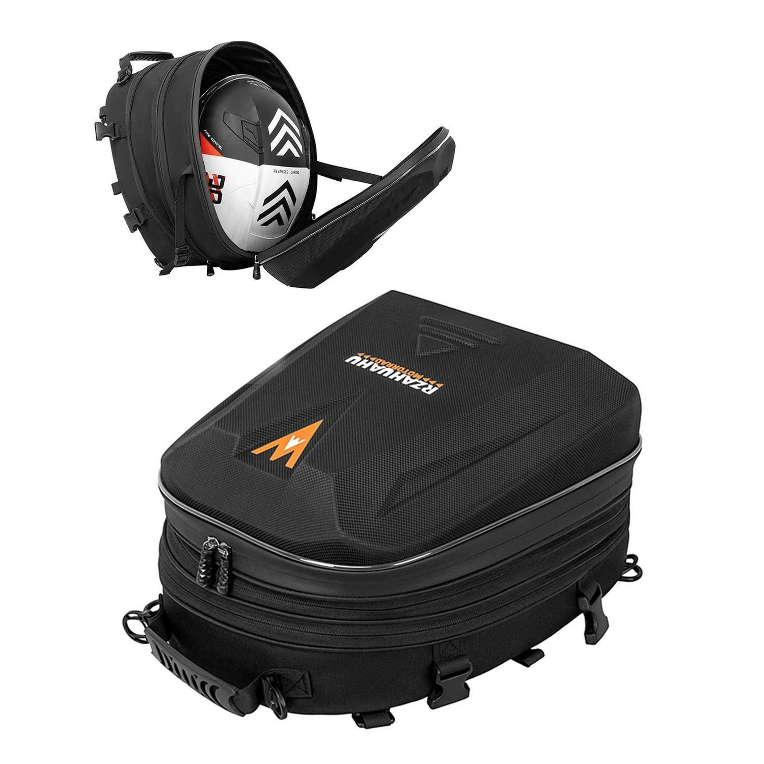 Motorrad Hecktasche Wasserdicht 20-28l Erweiterbar Als Rucksack Oder Soziustasche