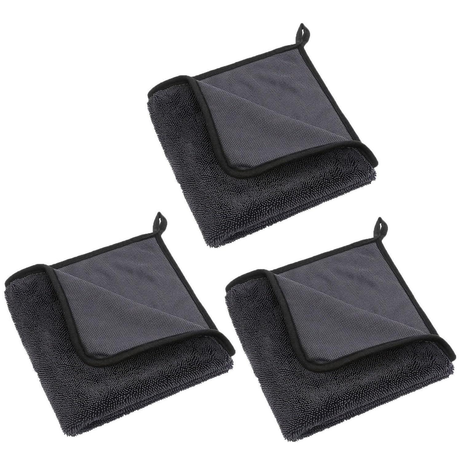 Mikrofaser Trockentücher 40x60cm (3er) – Super Saugfähig & Langlebig Für Auto & Haushalt