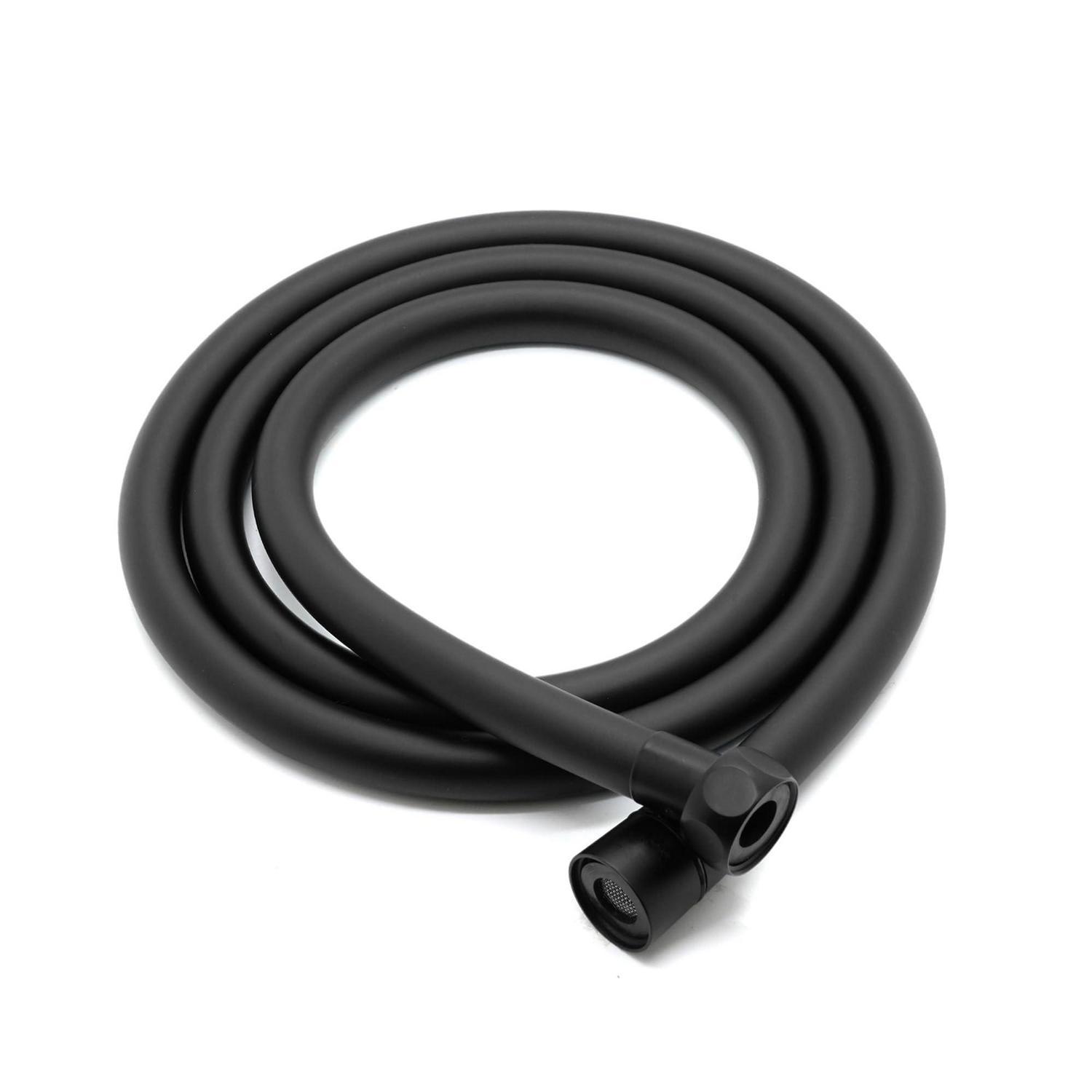 Brauseschlauch 1,5m Schwarz Mit Filter, Knickfest, G1/2 Anschluss