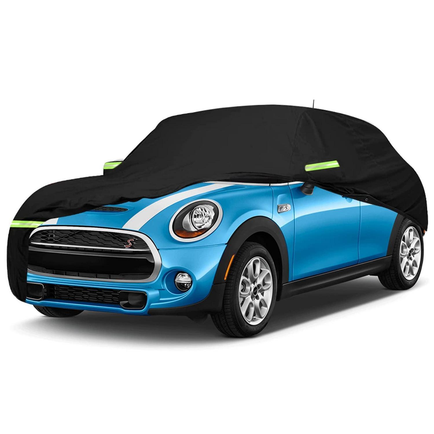 Vollgarage Autoabdeckung Für Mini Cooper 3-türer 2000-2022, Wasserdicht, Uv-beständig, Atmungsaktiv, Schwarz