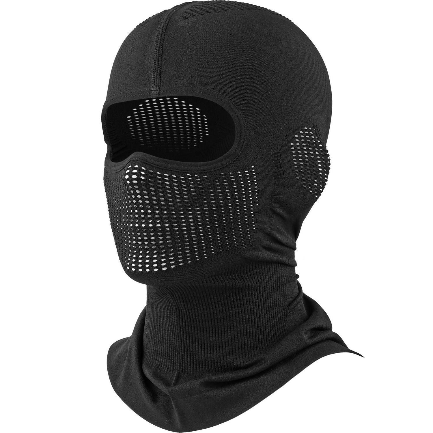 Sturmhaube Motorrad Atmungsaktiv Sommer Balaclava Herren Schwarz Einheitsgröße