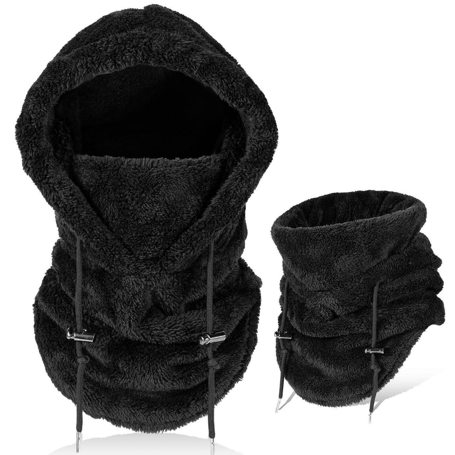 Winter Sturmhaube Fleece Für Damen Und Herren, Winddicht, Warm, Mit Nackenwärmer
