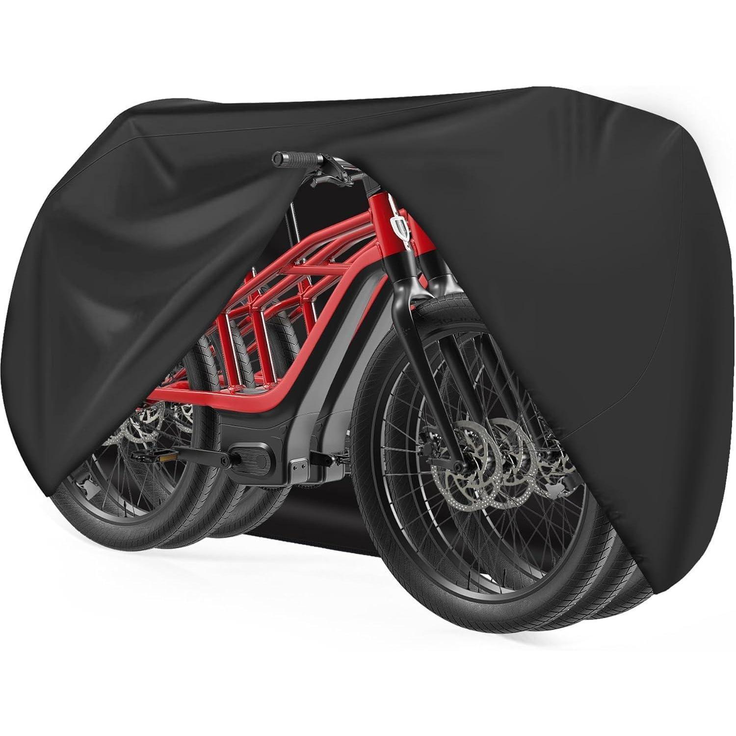 Fahrradabdeckung Für 3 Fahrräder, Wasserdicht, Uv-beständig, 600d Oxford, Outdoor-schutz