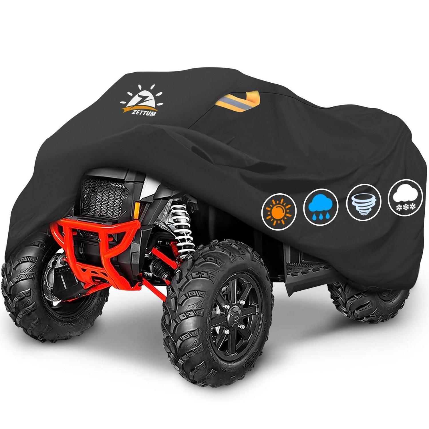 Quad Abdeckplane 241cm Heavy Duty Wasserdicht Für Atv, Outdoor Fahrzeugschutz
