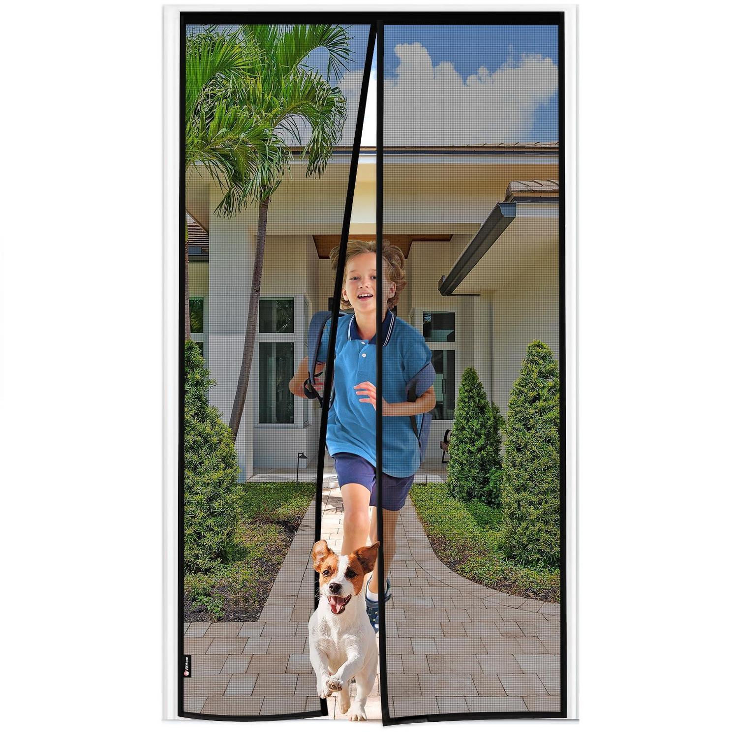 Magnetisches Fliegengitter Für Balkontür 90x210cm Ohne Bohren