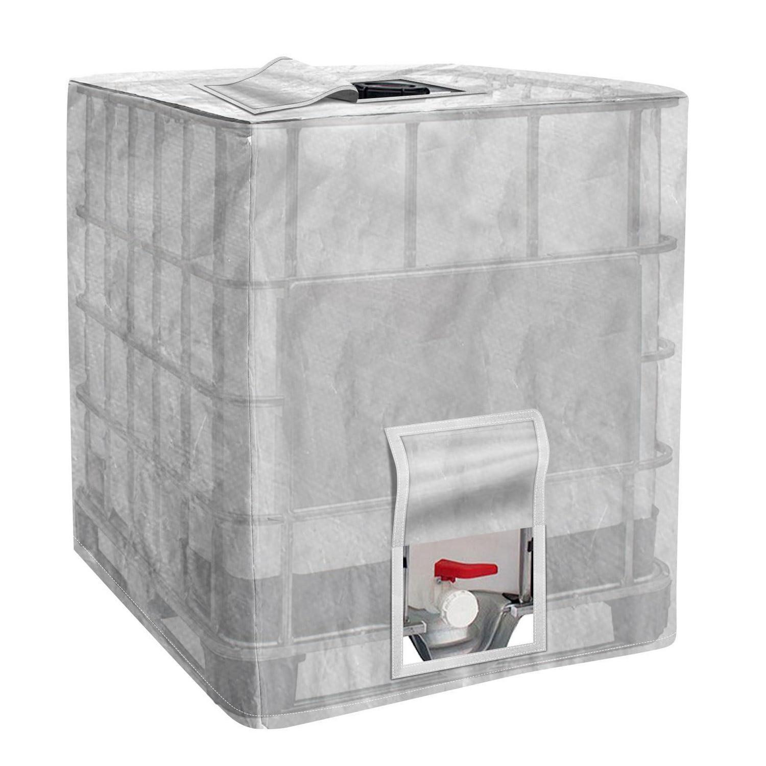Schutzhülle Für 1000l Ibc Tank, Transparent, Uv-beständig, Winddicht