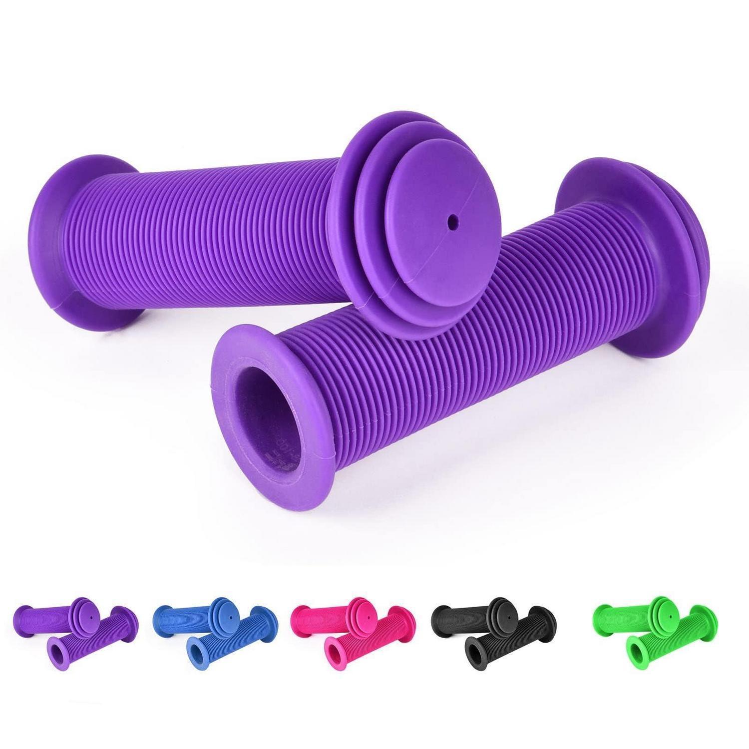 Fahrradgriffe Kinder 22mm Lenkergriffe Mit Prallschutz Violett