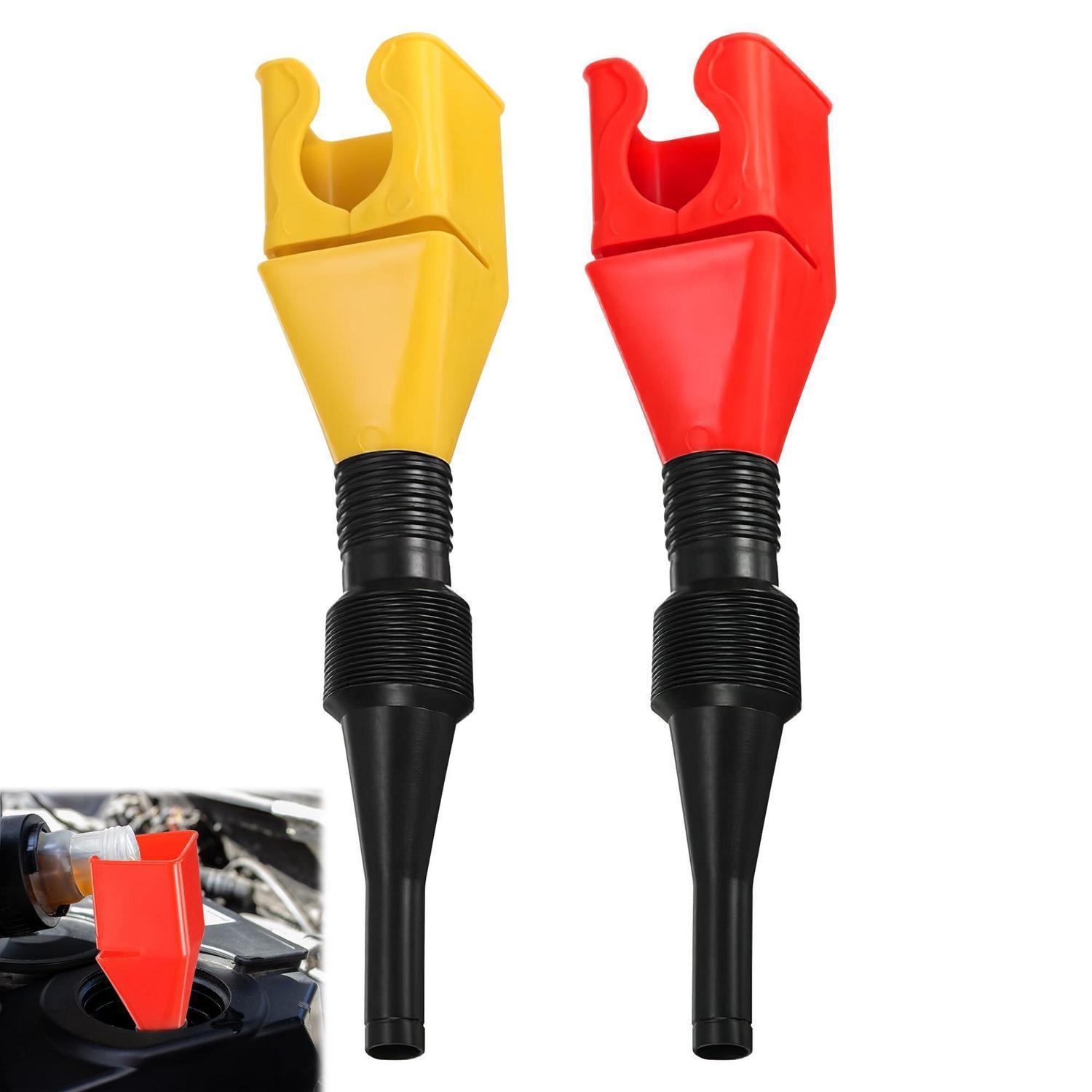 2er Set Flexible Trichter Für Öl Und Benzin, Universal-einfülltrichter Auto