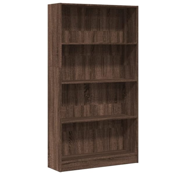 vidaXL Bücherregal Braun Eichen-Optik 80x24x143 cm Holzwerkstoff 857850