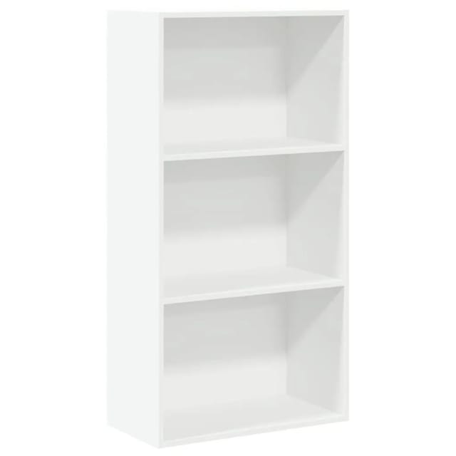 vidaXL Bücherregal Weiß 60x30x114 cm Holzwerkstoff 857899