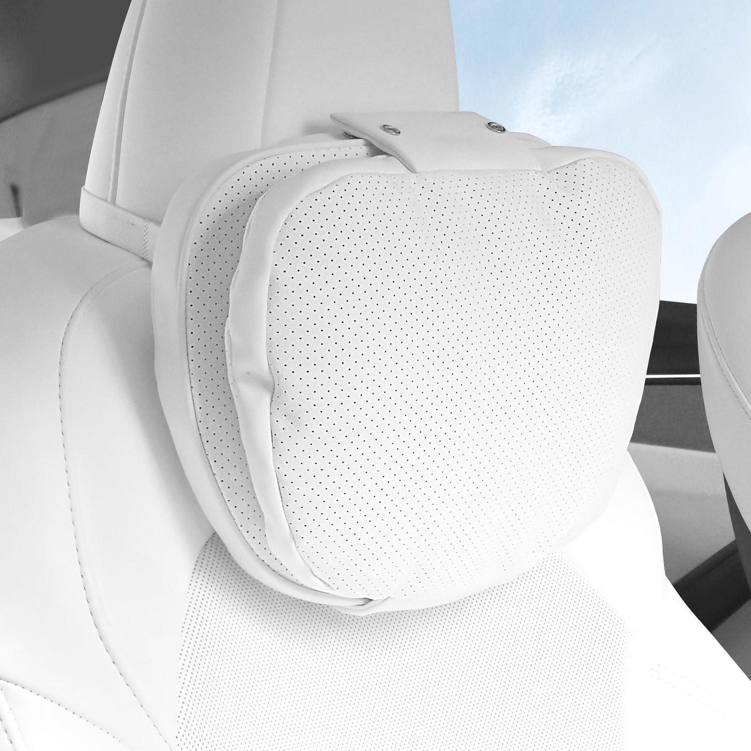 Auto Nackenkissen Mit Wendefunktion, Atmungsaktiv, Weiß, 1 Stück