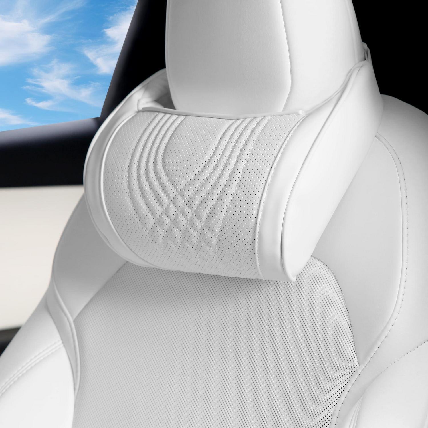 Nackenkissen Aus Memory-schaum Für Auto & Home Office, Weiß