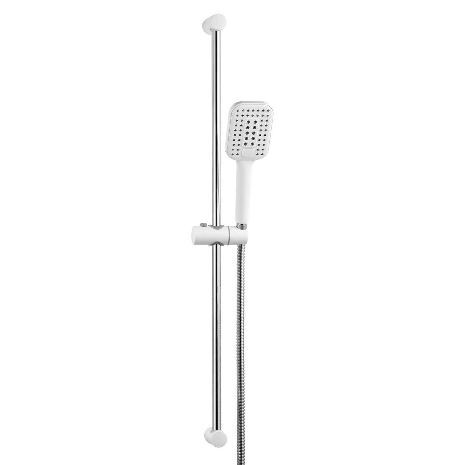 Duschset Edelstahl 90cm Mit 3 Strahlarten, Sparduschkopf Und 1,6m Schlauch