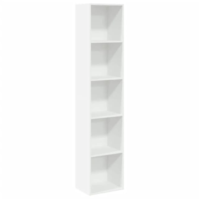 vidaXL Bücherregal Weiß 40x30x189 cm Holzwerkstoff 857885