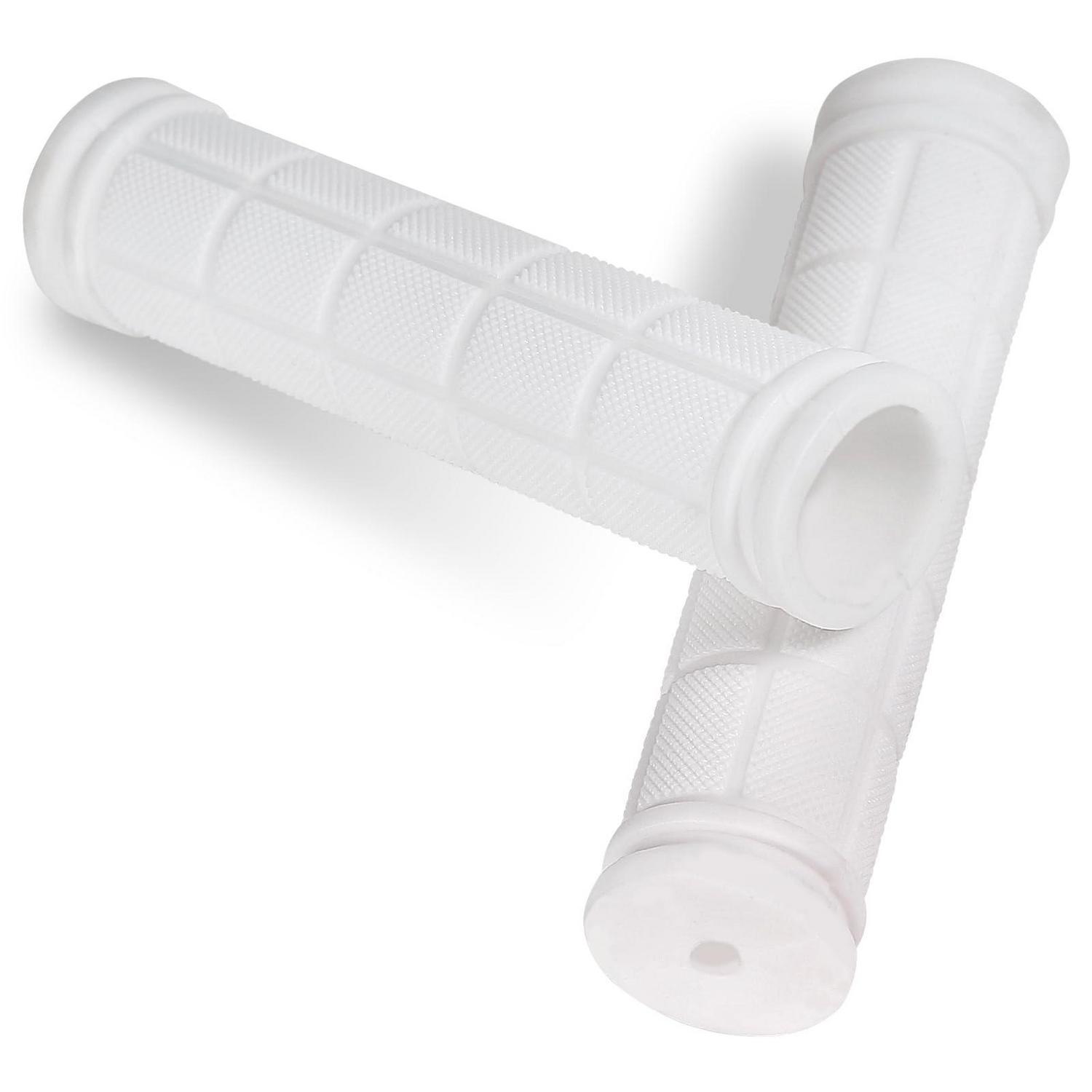 Fahrradgriffe 1 Paar, Ergonomisch, Rutschfest, Weicher Gummi, 22mm Lenkergriffe Weiß