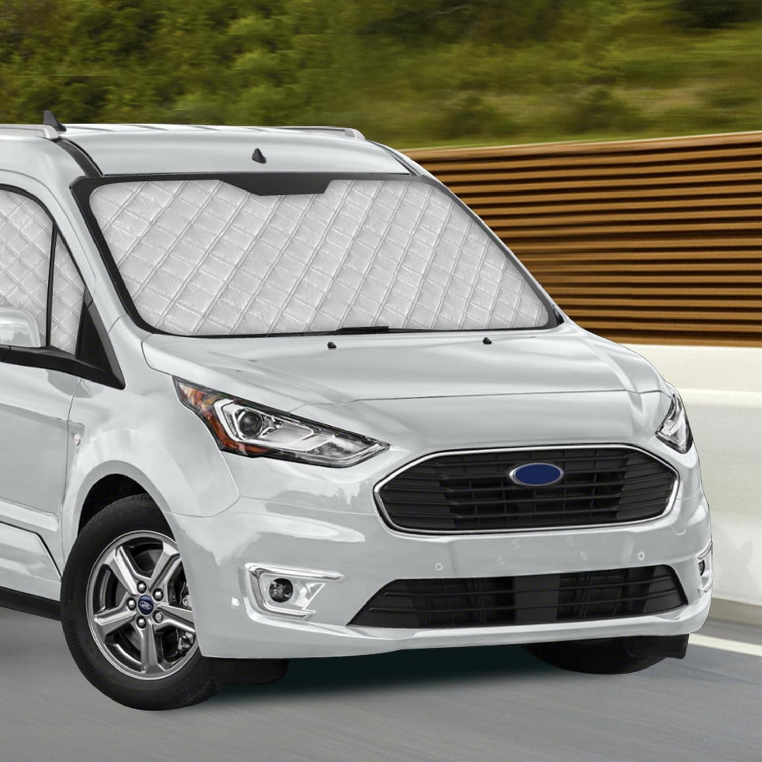 3-teilige Thermomatte Für Ford Connect 2022-2025, Sonnenschutz Fahrerhaus