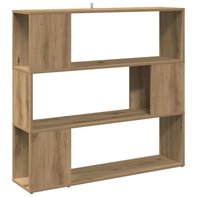vidaXL Bücherregal/Raumteiler Artisan-Eiche 100x24x94 cm 856743