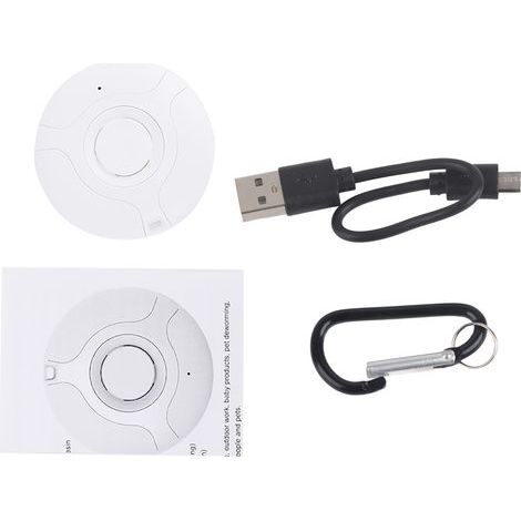 Wiederaufladbare, Tragbare Mückenschutzlampe Mit Usb-anschluss Für Garten Und Außenbereich, Elektronischer Schädlingsbekämpfer, Weiß
