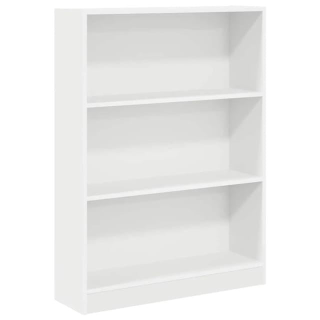 vidaXL Bücherregal Weiß 80x24x109 cm Holzwerkstoff 857835