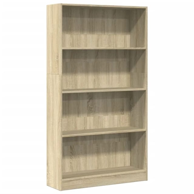 vidaXL Bücherregal Sonoma-Eiche 80x24x143 cm Holzwerkstoff 857846