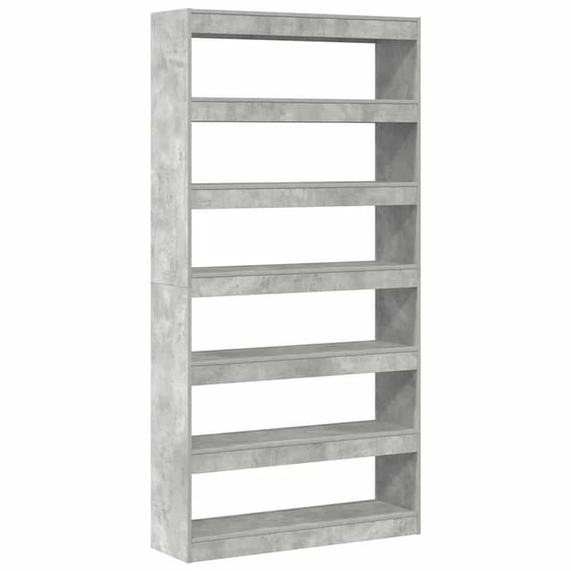 vidaXL Bücherregal Grau Holzwerkstoff 3333927