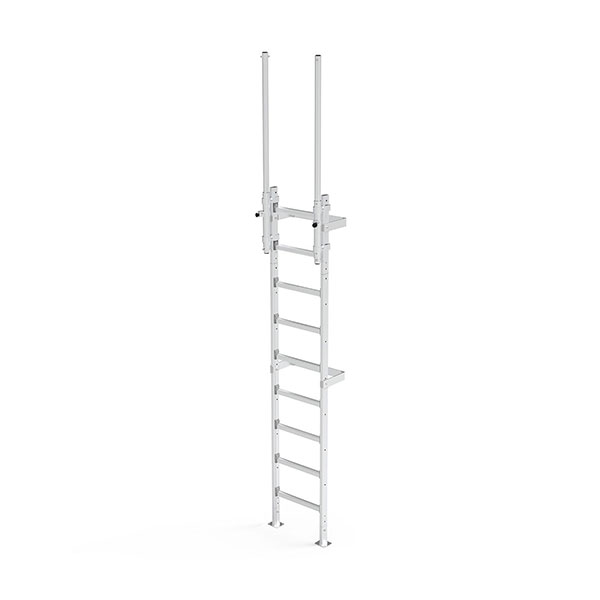 Ortsfeste Steigleitern - Bauhöhe 2.00m - Cs/2sd-200