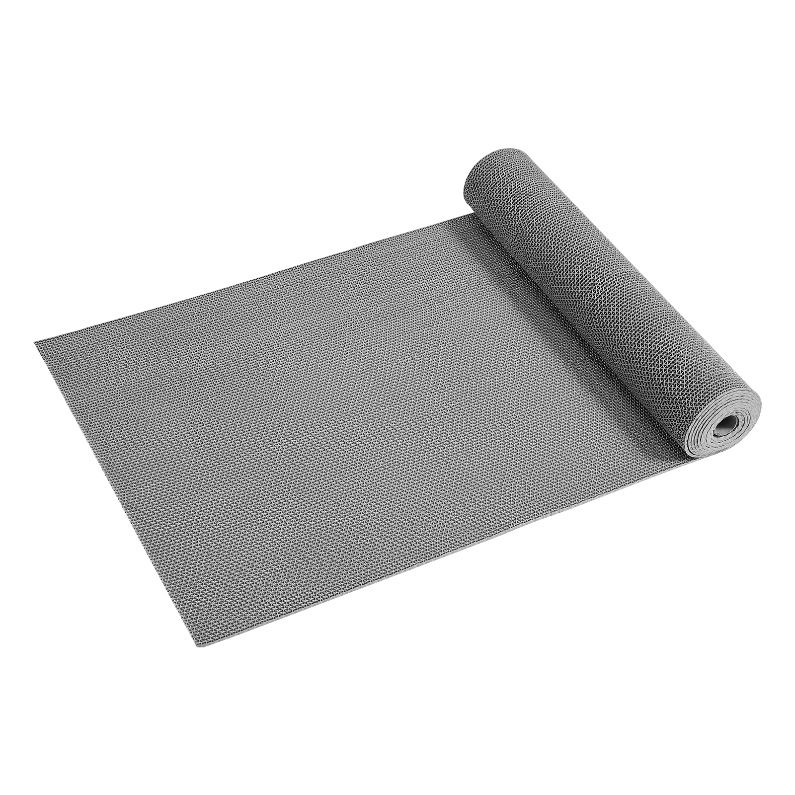 Mophorn Drainagematte Pvc (0,9 M X 5 M), Rutschfeste Bodenmatte Aus Pvc Für Nassbereiche, Matte Mit Offener Struktur Für Schwimmbäder, Terrassen, Badezimmer Und Toiletten, Grau