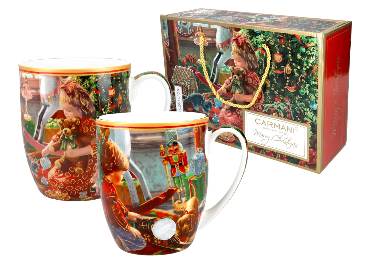 Carmani, Weihnachtstassen - Viele Geschenkideen (2 Stück/set)
