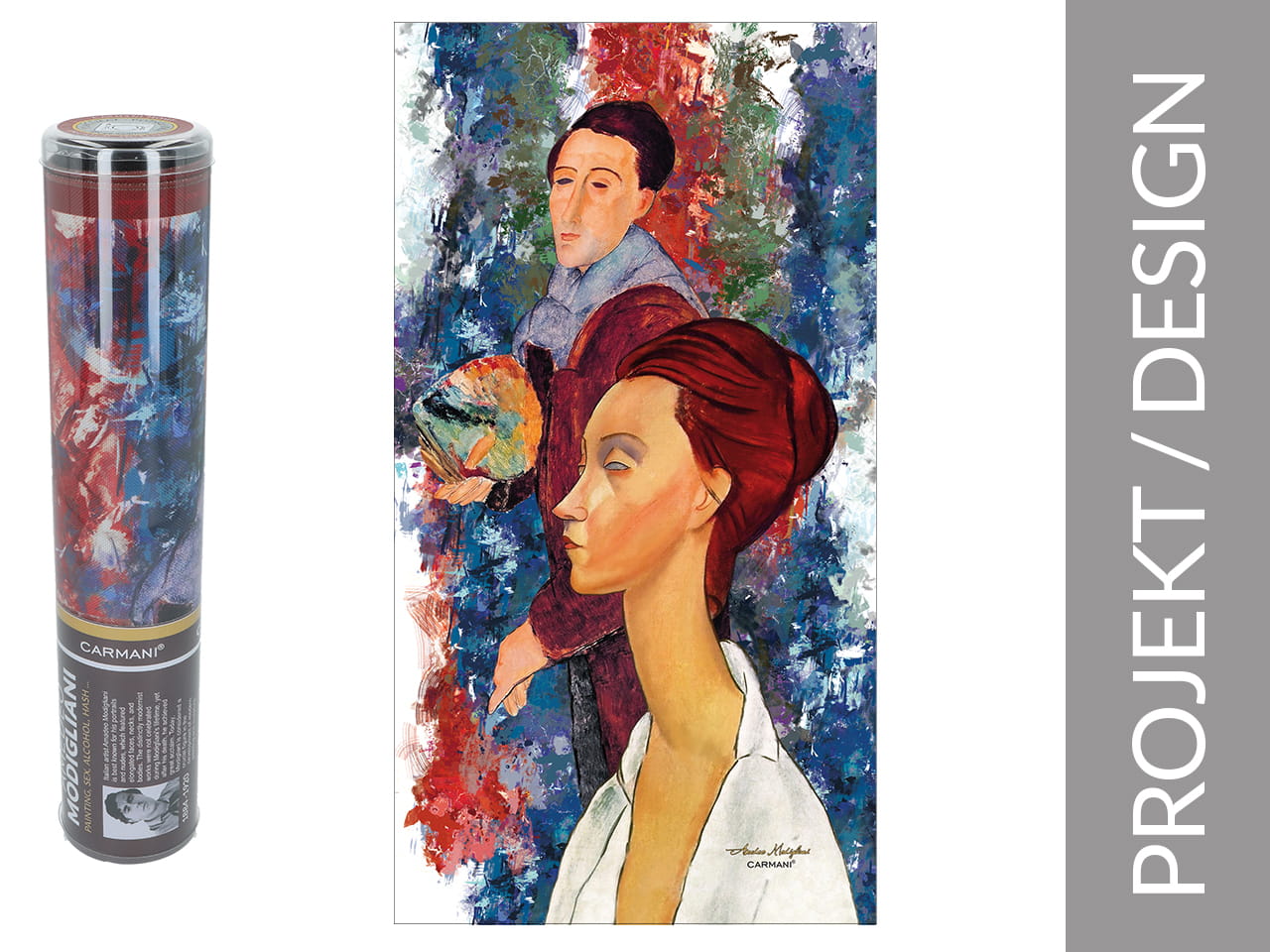 Handtuch - A. Modigliani, Lunia Czechowska Und Selbstporträt (carmani)