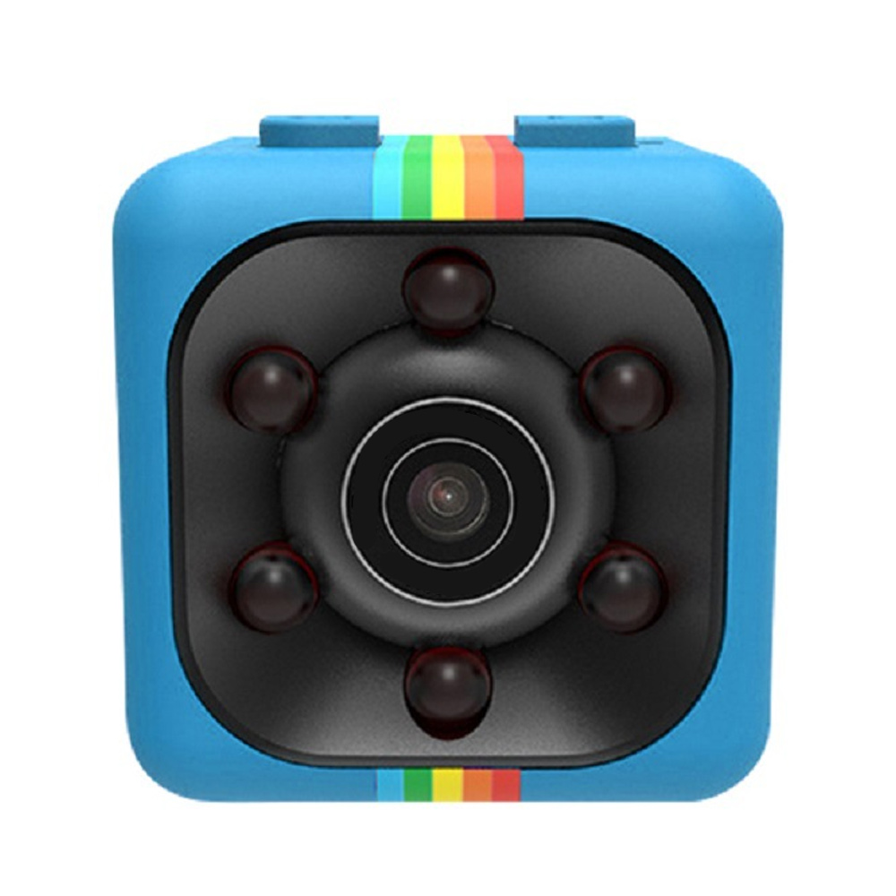 Home Indoor Security Wireless Wifi Cmaera 1080p Tragbare Videoüberwachung Remote View Security App, Bewegungserkennung Blau