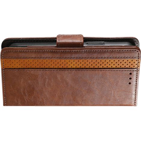 Leder-wallet-hülle Mit Ständer – Multifunktionale Magnetische Handyhülle Für Iphone 14 Pro Max – 3 Kartenfächer + Münzfach – 1 Stück