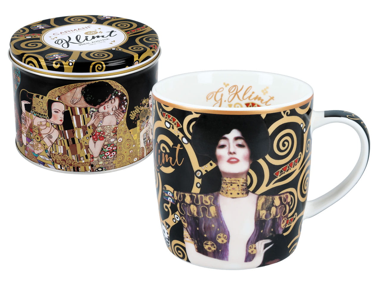 Carmani, Becher In Einer Dose - Gustav Klimt/judith