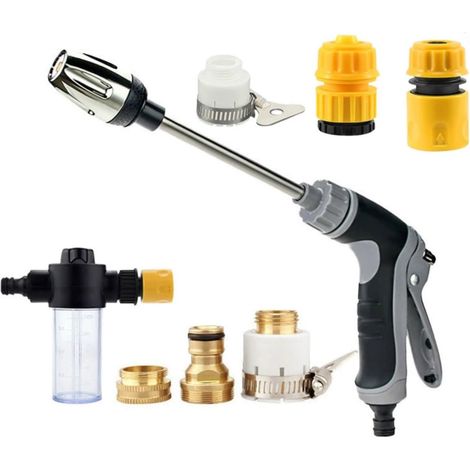 Hochdruck-wasserpistole – Effektive Auto- Und Terrassenreinigung – Ergonomischer, Rutschfester Griff – Langlebige Und Widerstandsfähige Materialien