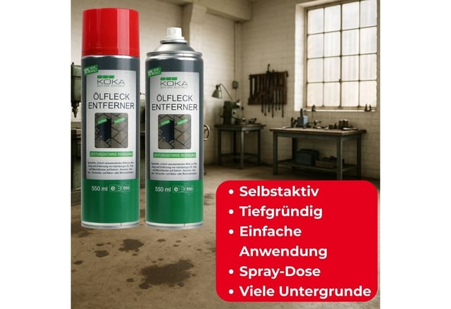 KOKA 2x Ölfleck Entferner Spray je 550ml