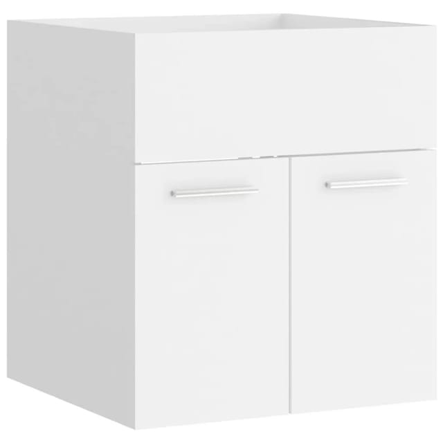 vidaXL Waschbeckenunterschrank Weiß 41x38,5x46 cm Holzwerkstoff 804638