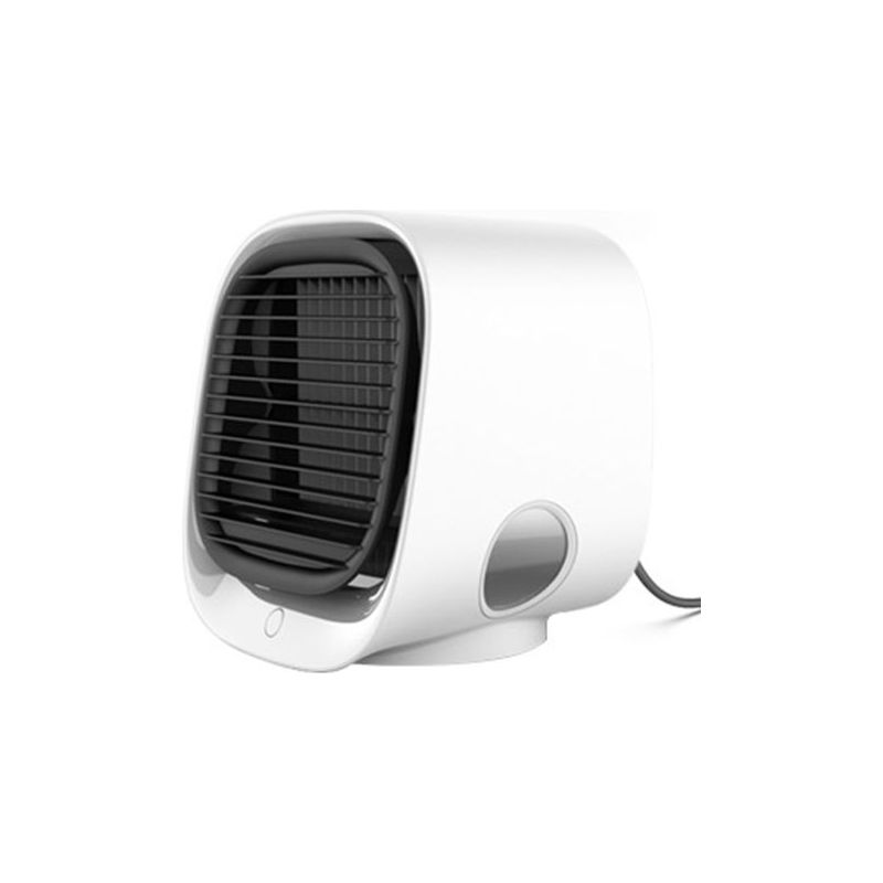 Tragbarer Luftkühler – 3-in-1-ventilator Und Luftbefeuchter – Wasser- Und Eiskühlung – Usb-anschluss – Kompakte Größe: 18 X 15 X 22 Cm – 1 Stück