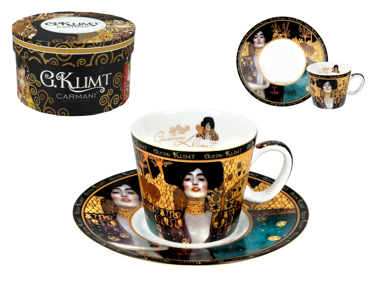 Carmani, Espressotasse 90ml - Gustav Klimt/judyta