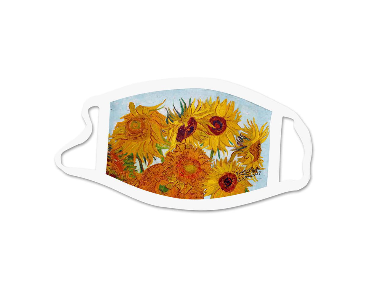 Schutzmaske – V. Van Gogh. Sonnenblumen (carmani)