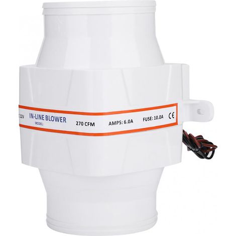 Marine-abluftventilator – 270 Cfm – 12 V Dc – 102-mm-anschluss – Für Boote Und Wohnwagen – 1 Stück