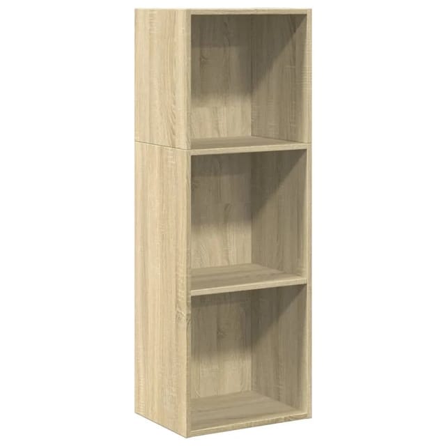 vidaXL Bücherregal Sonoma-Eiche 40x30x114 cm Holzwerkstoff 857869