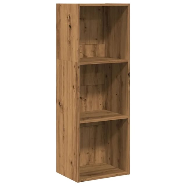 vidaXL Bücherregal Artisan-Eiche 40x30x114 cm Holzwerkstoff 857875