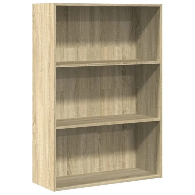 vidaXL Bücherregal Sonoma-Eiche 80x30x114 cm Holzwerkstoff 857933