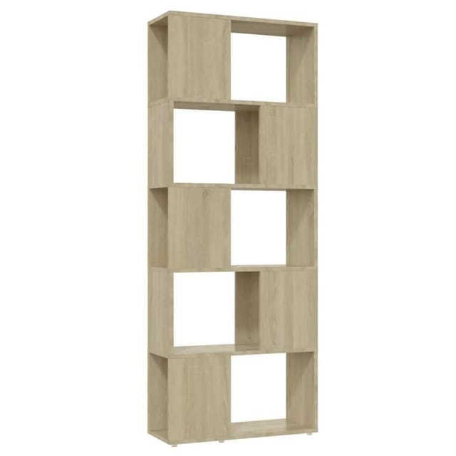 vidaXL Bücherregal Raumteiler Sonoma-Eiche 60x24x155 cm 809092