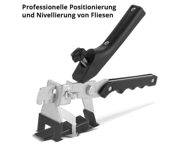 STAHLWERK Fliesen Nivellier Set 200 Zuglaschen für 2mm Fugenbreite Verlegesystem