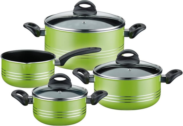 GSW Kochtopf Set Milano Color 4 Teillig Grün