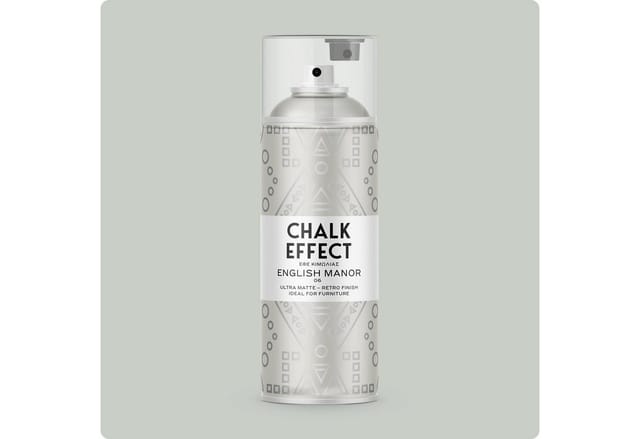 COSMOS LAC Kreidefarbe Spray Chalk Effect Hochwertige Chalky Kreidesprühfarbe Farbspray Spray Paint Farbe Englisches Manor Grau