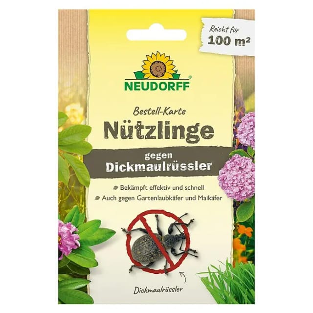 Neudorff Bestellkarte Nützlinge Gegen Dickmaulrüssler 100 m²
